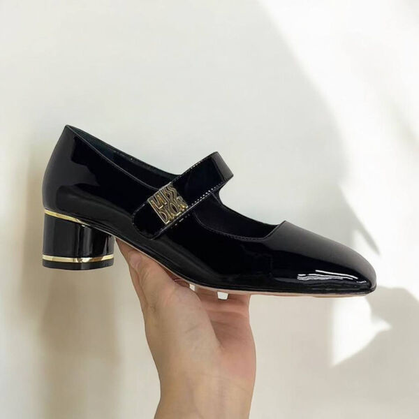 Туфли Christian Dior женский кожа черный 167937-3