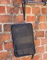 Мужской клатч Bottega Veneta мужской кожа страуса черный,серебристый 51306