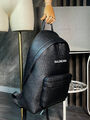 Мужской рюкзак Balenciaga мужской кожа черный 167098-6