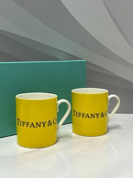 Набор кружек Tiffany& Co. фарфор желтый f9906735-1-2