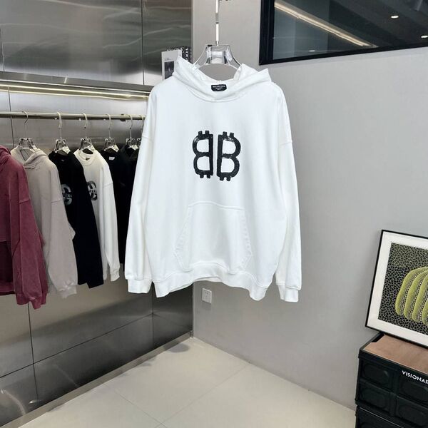 Худи Balenciaga женский белый u9329767-1