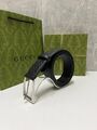 Мужской ремень Gucci мужской кожа черный m7052410-1-2