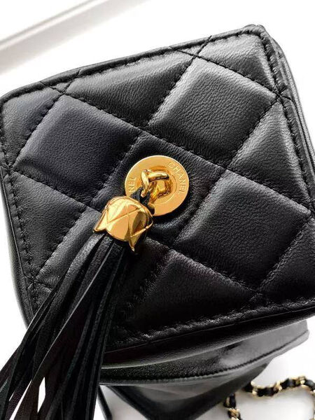 Сумка Chanel женский кожа черный 195004-6