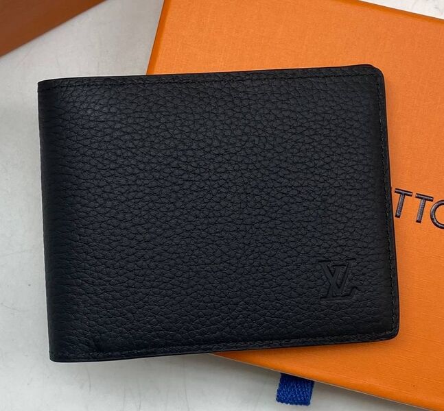 Мужской портмоне Louis Vuitton мужской кожа черный 152771