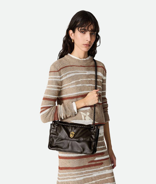 Сумка Bottega Veneta Madison женский кожа черный 197083-2