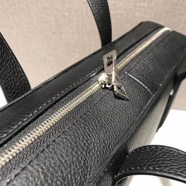 Мужской портфель Loewe мужской кожа черный 52083-5