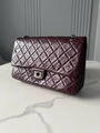 Сумка Chanel Vintage 28 женский кожа бордовый 134329-2