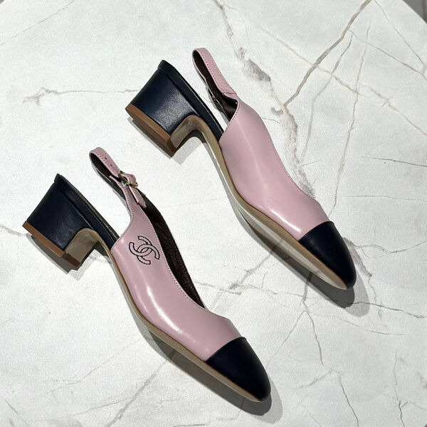 Туфли Chanel женский кожа розовый 147938-2