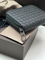 Мужской картхолдер Bottega Veneta мужской кожа черный 108698-2