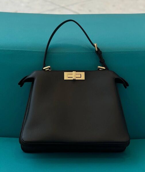 Сумка Fendi женский кожа черный 191360-3