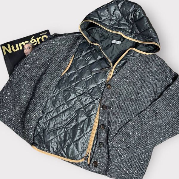 Куртка Brunello Cucinelli женский графитовый 158998-2