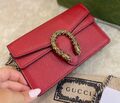 Сумка Gucci Dionysus Mini женский кожа бордовый 99615-1