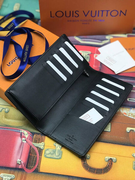 Мужской портмоне Louis Vuitton мужской кожа черный 135945-2