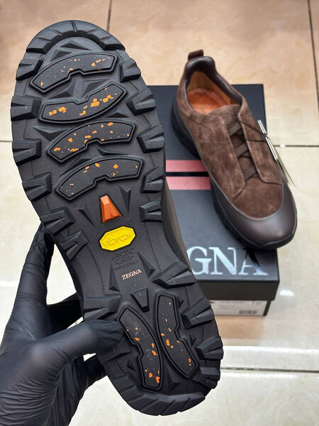 Мужские кроссовки Zegna мужской замша 169137-6