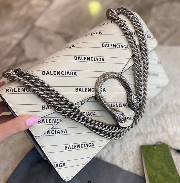 Сумка Gucci Dionysus женский кожа белый 97060