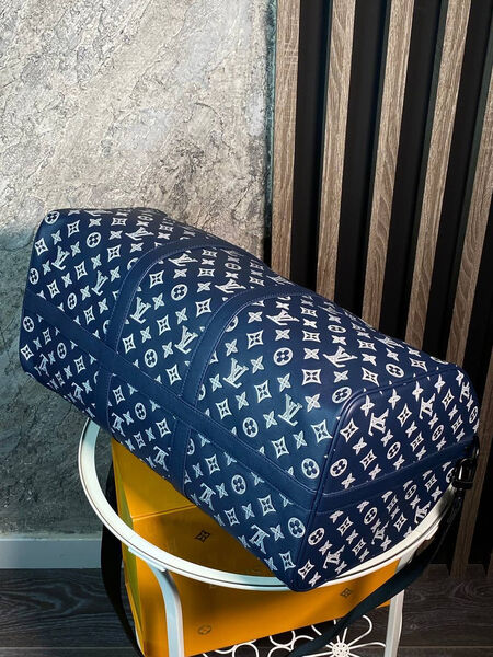 Дорожная сумка Louis Vuitton мужской кожа синий 152750-5