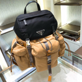 Мужской рюкзак Prada мужской нейлон горчичный 53376-9