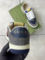 Мужские кроссовки Gucci мужской текстиль графитовый 162462-5