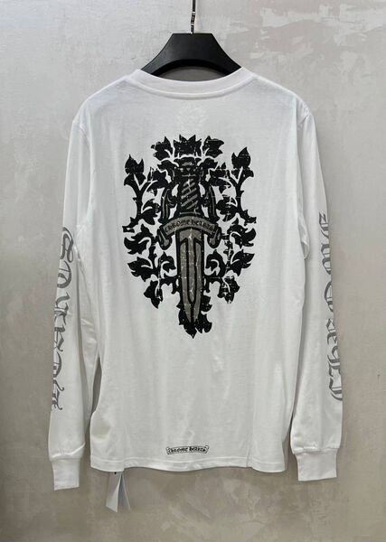 Лонгслив Chrome Hearts женский белый 196987-2