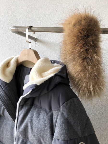 Мужской пуховик Moncler мужской графитовый 167374-4