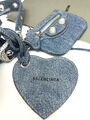 Сумка Balenciaga женский джинса бирюзовый 143031-5