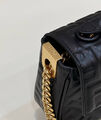 Сумка Fendi Baguette женский текстиль черный 142098-5