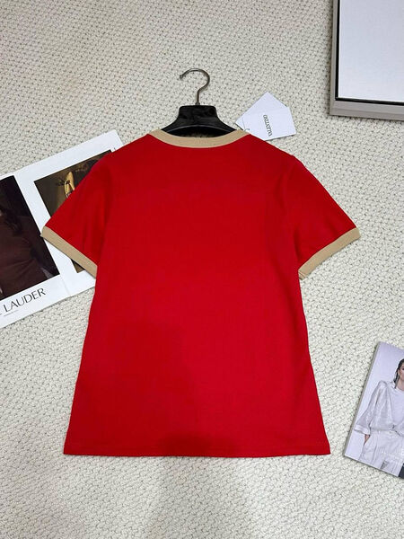 Футболка Valentino женский бордовый 178479-2