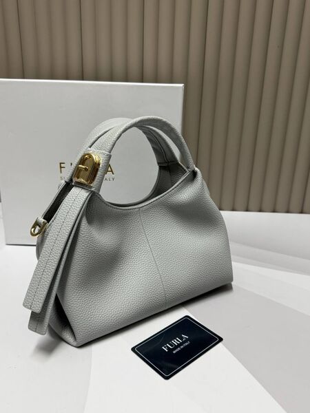 Cумка Furla женский кожа серый p5379250-1-2