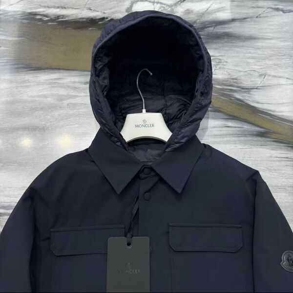 Мужская куртка Moncler мужской синий 200533-4