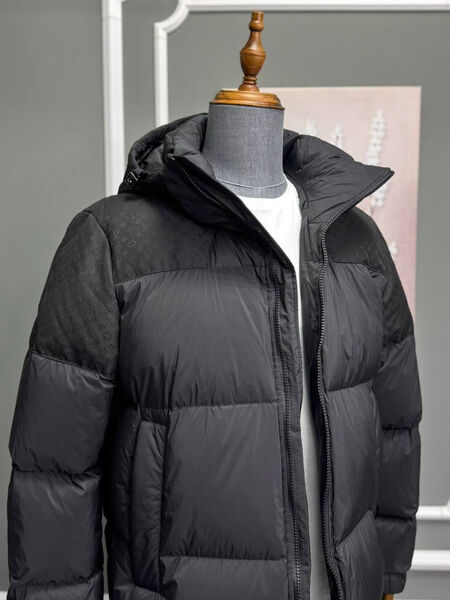 Мужской пуховик Louis Vuitton мужской черный 167564-4