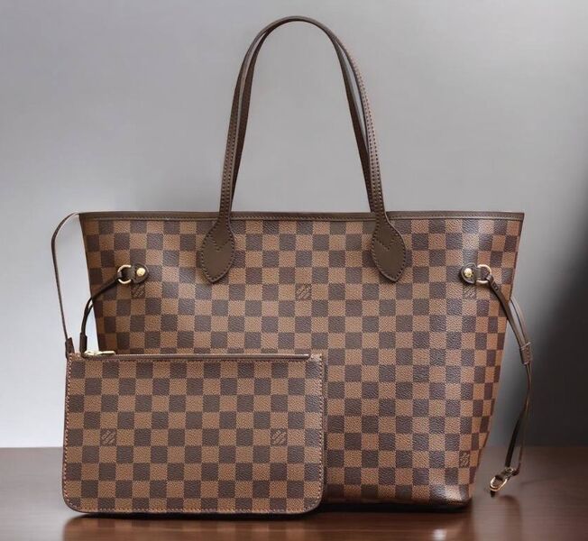 Сумка Louis Vuitton Neverfull Mm женский канва 76798