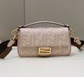 Сумка Fendi Baguette женский текстиль розовый 142096-1