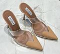 Туфли Alaïa женский кожа бежевый 117381