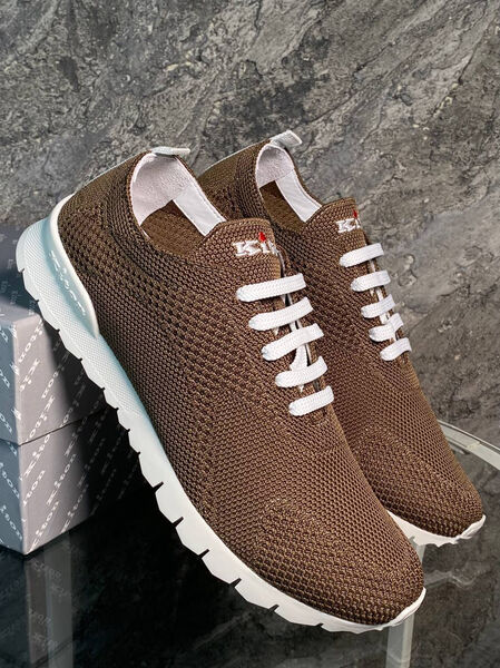 Мужские кроссовки Kiton мужской текстиль 151360-2