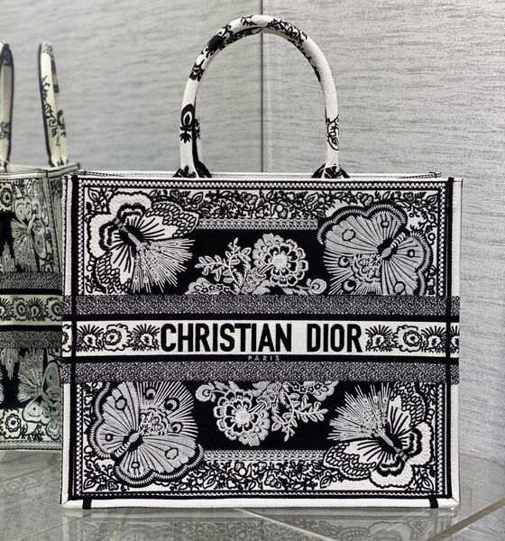 Сумка Christian Dior Book 41 женский текстиль черный 139714