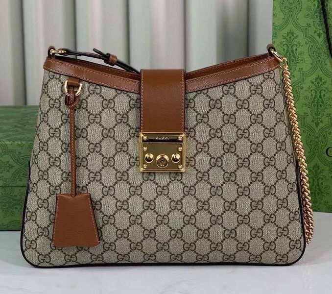 Сумка Gucci женский канва графитовый 154698