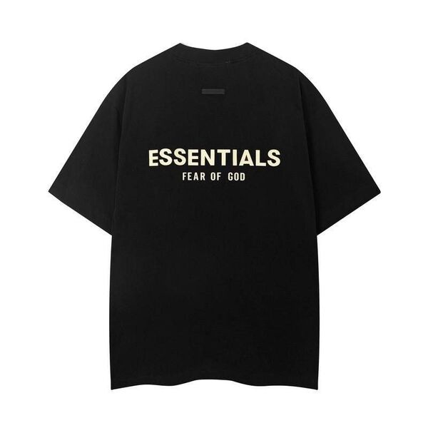 Футболка Fear Of God Essentials мужской хлопок черный b6517714-1-2