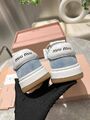 Женские кроссовки Miu Miu женский замша голубой p5922868-1-7