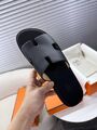 Мужские шлёпанцы Hermes Izmir мужской кожа черный m5113226-1-6