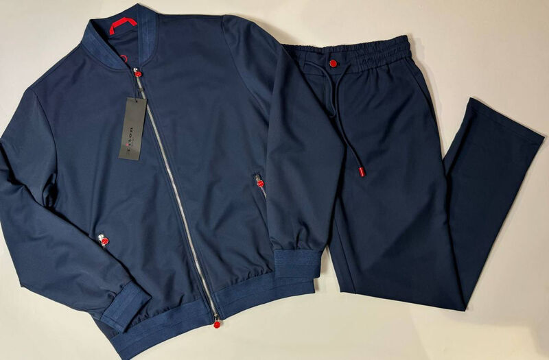 Мужской костюм Kiton мужской синий 145657