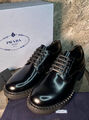 Мужские туфли Prada мужской кожа черный 145846-2