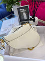 Сумка Dior Saddle женский кожа белый 74381-3