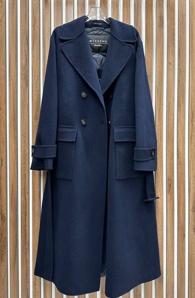 Пальто Max Mara женский синий 134627