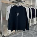 Мужской лонгслив Dior мужской черный,белый l9231030-1