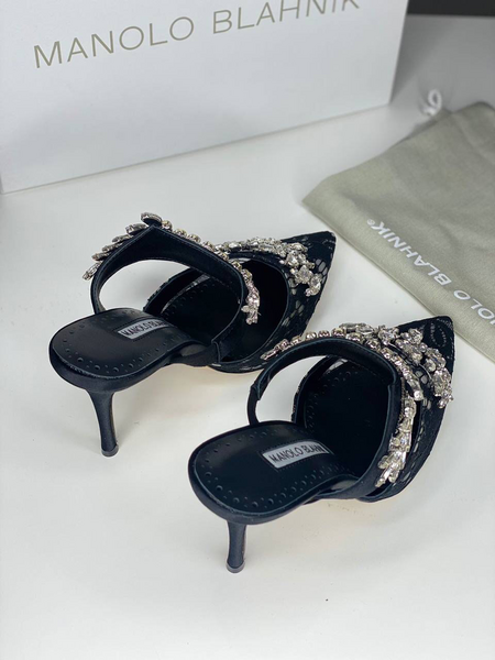 Туфли Manolo Blahnik женский черный 80831-2