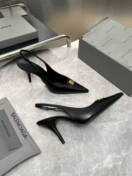 Женские туфли Balenciaga женский кожа черный h3817374-1-4