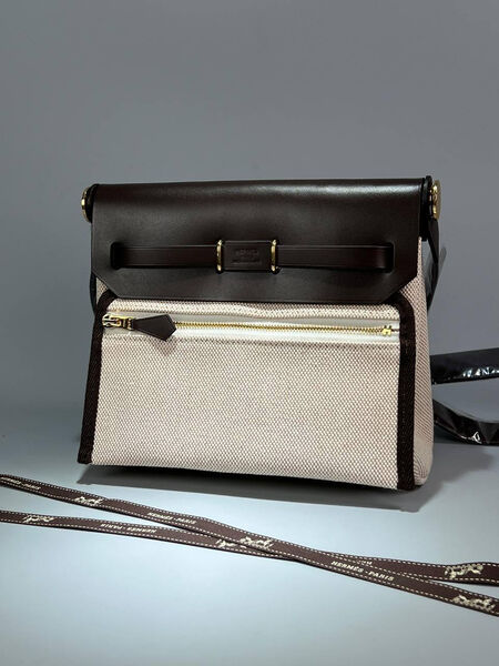Сумка Hermèsherbag Mini женский кожа swift черный 191377-2