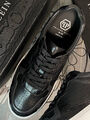 Мужские кеды Philipp Plein мужской кожа черный 151902-8