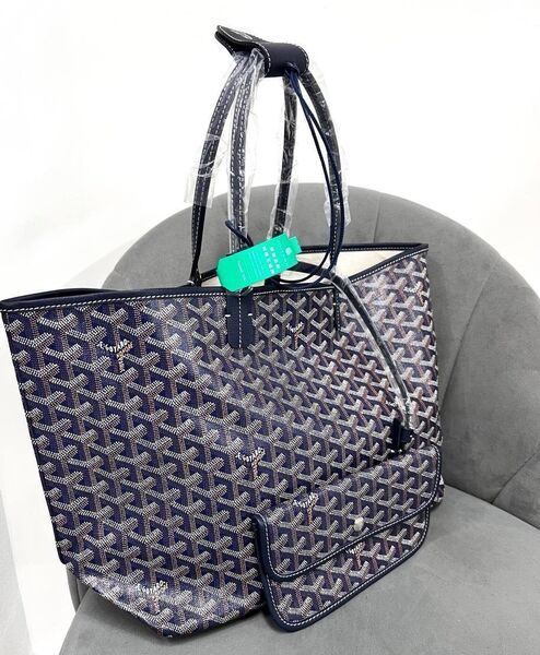 Сумка Goyard женский кожа синий 184758