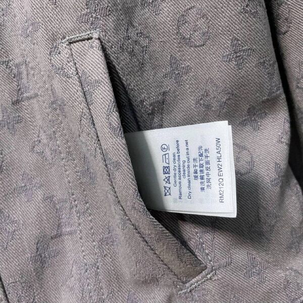 Мужская джинсовка Louis Vuitton мужской графитовый f5400311-1-3